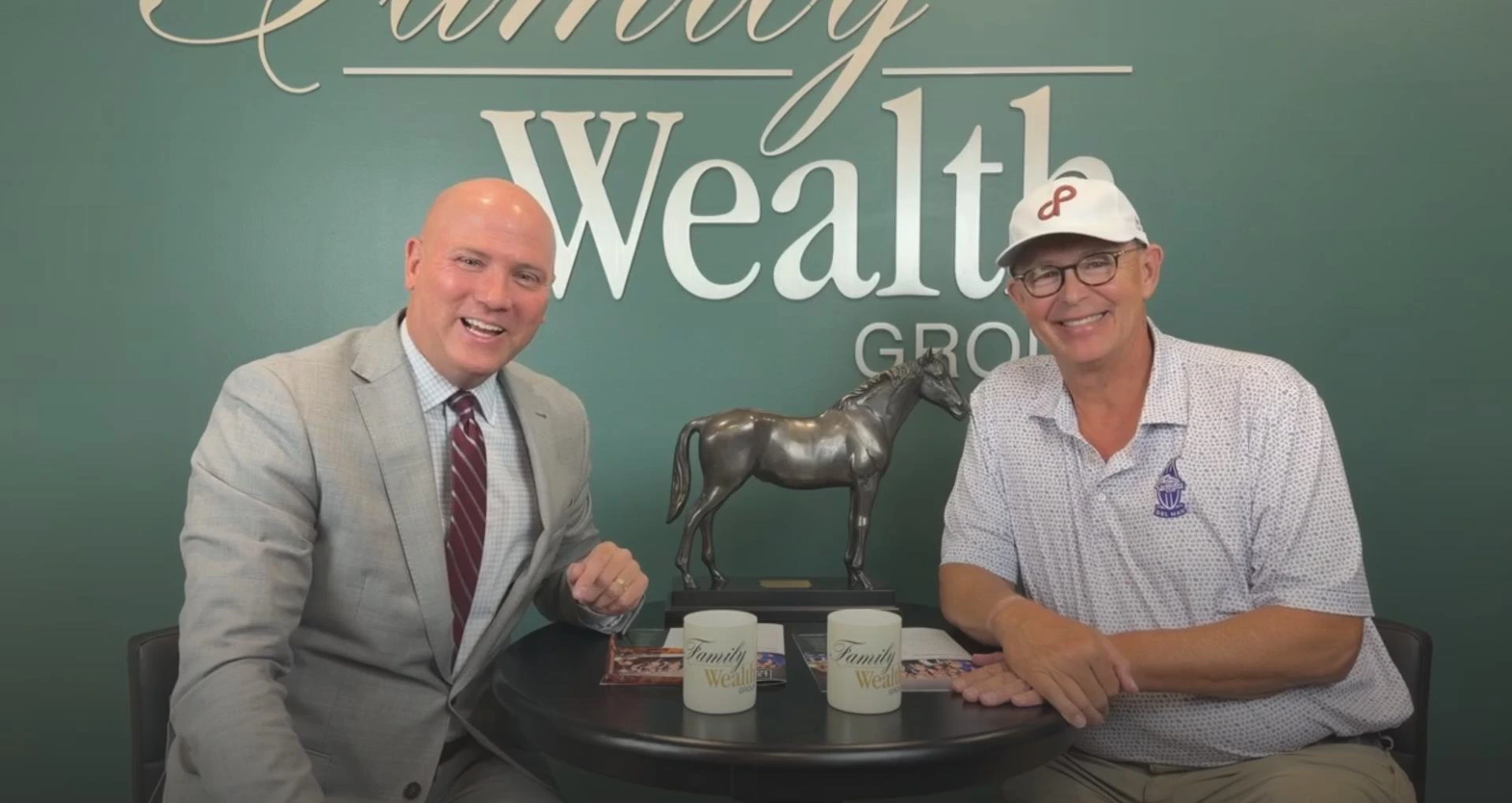 A conversation at the Family Wealth Group studio